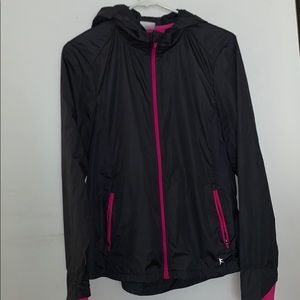 A rain jacket